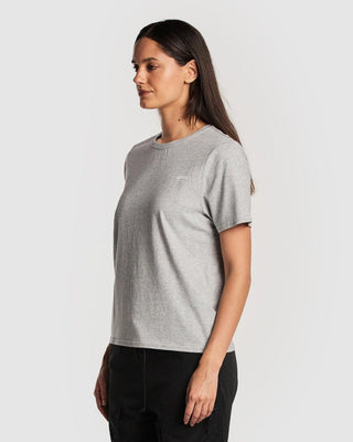 WMNS STELLA TEE/STANDARD GREY MARLE